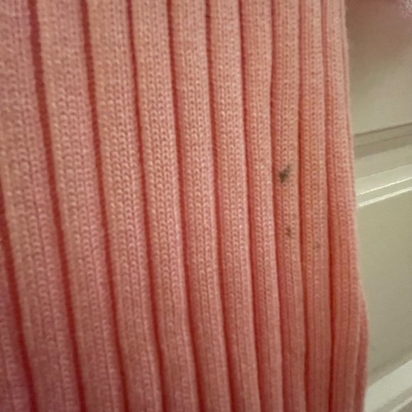 SOLD: NOT ON POSHMARK - Pink Knit Bodycon Dress with Collar - Picture 5 of 5